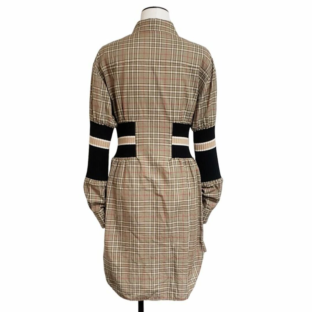 BURBERRY(バーバリー)のBURBERRY バーバリー ノバチェック 8036139 ワンピース サイズ38 コットン ベージュ/180324【中古】 レディースのワンピース(その他)の商品写真