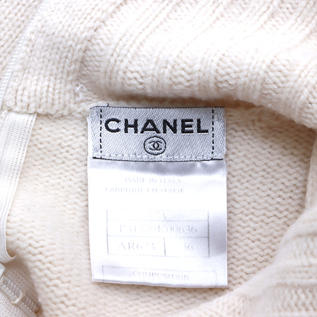 シャネル CHANEL タートルネック ショートスリーブ サイズ36 シャネル CHANEL タートルネック ショートスリーブ サイズ36