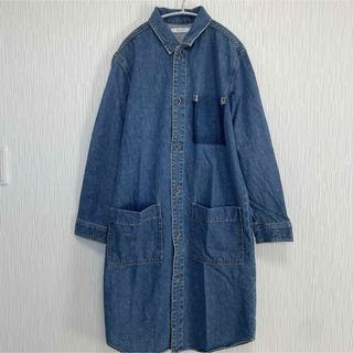 マウジー(moussy)のmoussy デニム  ロング　ジャケット　コート(Gジャン/デニムジャケット)