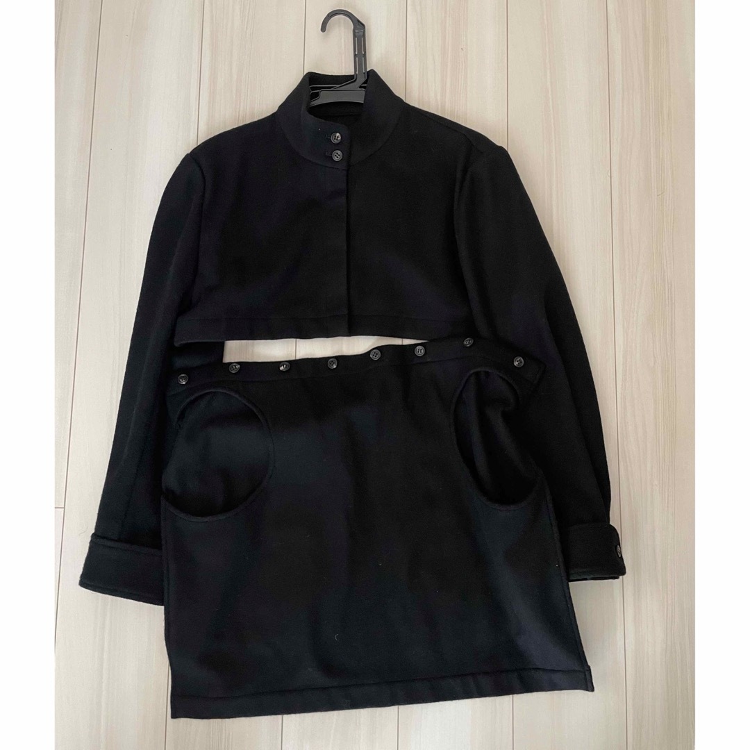 美品】satorusasaki ワンピースジャケット 23FW ワンピース 美品】satorusasaki ワンピースジャケット 23FW ワンピース