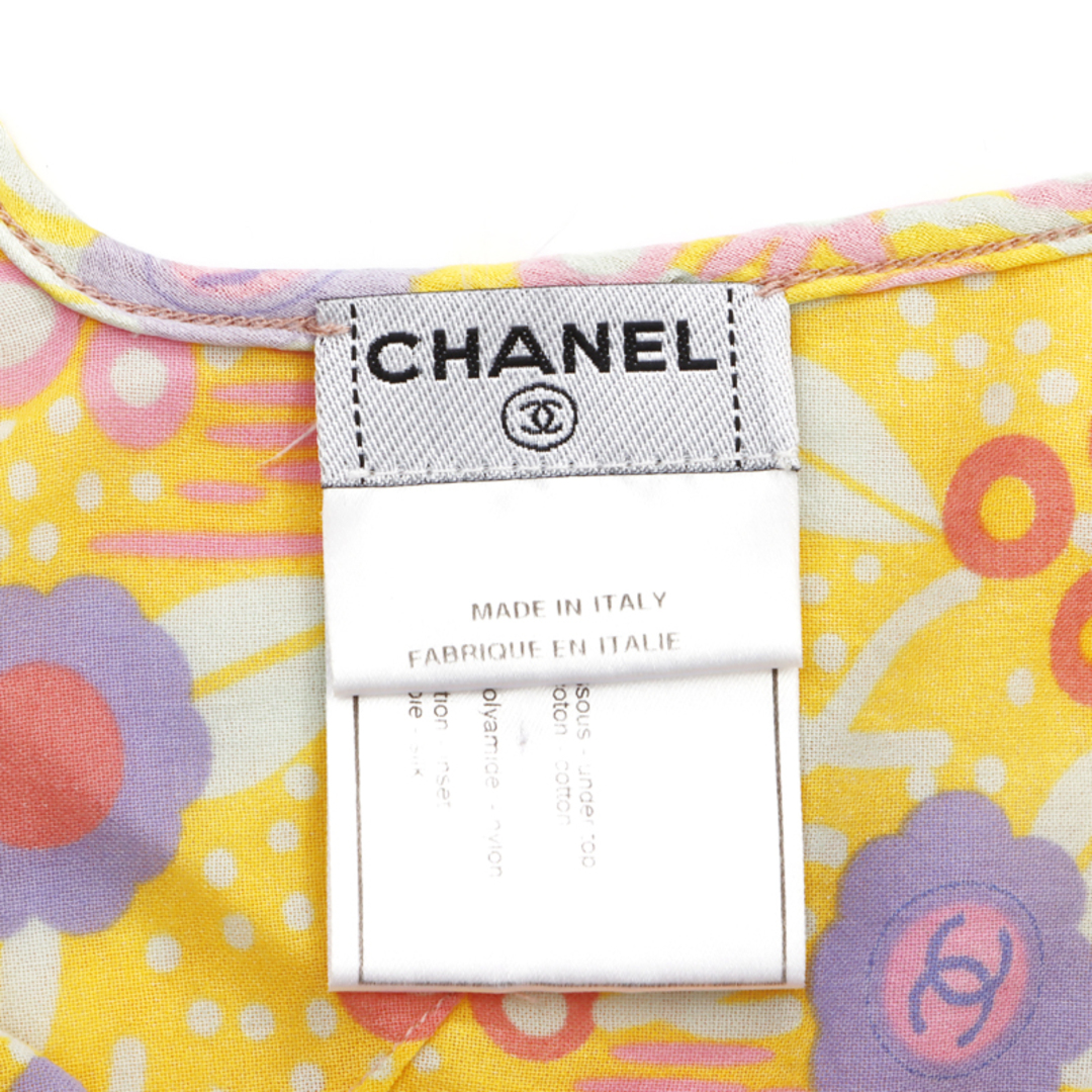 CHANEL(シャネル)のシャネル CHANEL シアー リボン フラワープイントSize:34 2003s ブラウス レディースのトップス(シャツ/ブラウス(長袖/七分))の商品写真