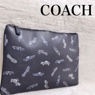 COACH - 希少 COACH コーチ 車 PVCレザー クラッチバッグ セカンドバッグ 限定