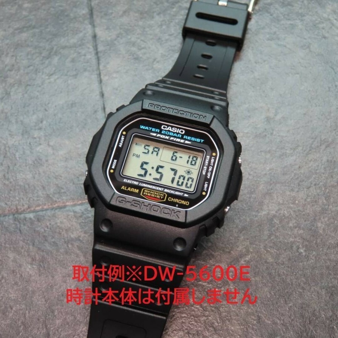 G-SHOCK/Gショック【5600系】ベゼル・バンド ブラック■DW-5600 メンズの時計(腕時計(デジタル))の商品写真