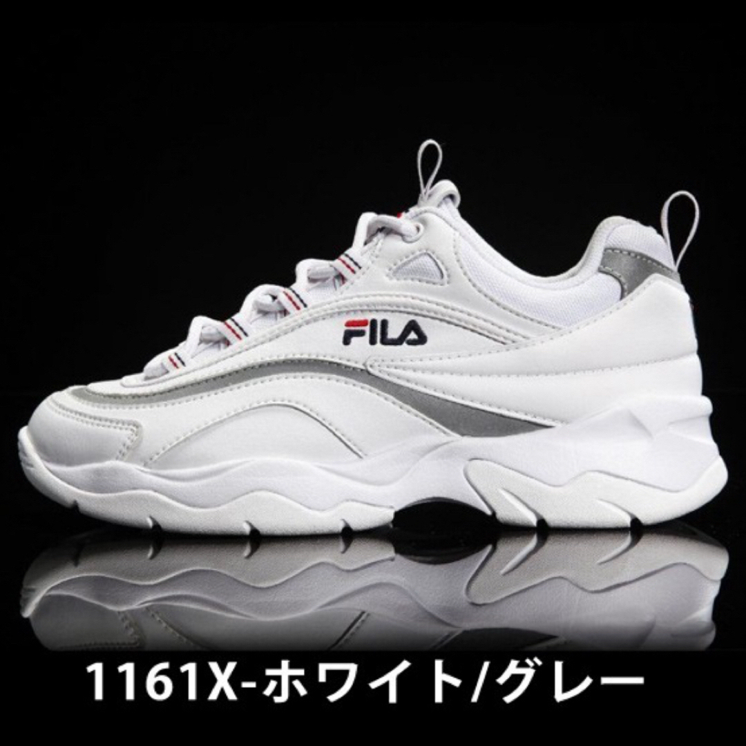 FILA(フィラ)のフィラ　FILA スニーカー　24cm 厚底スニーカー　ホワイト レディースの靴/シューズ(スニーカー)の商品写真