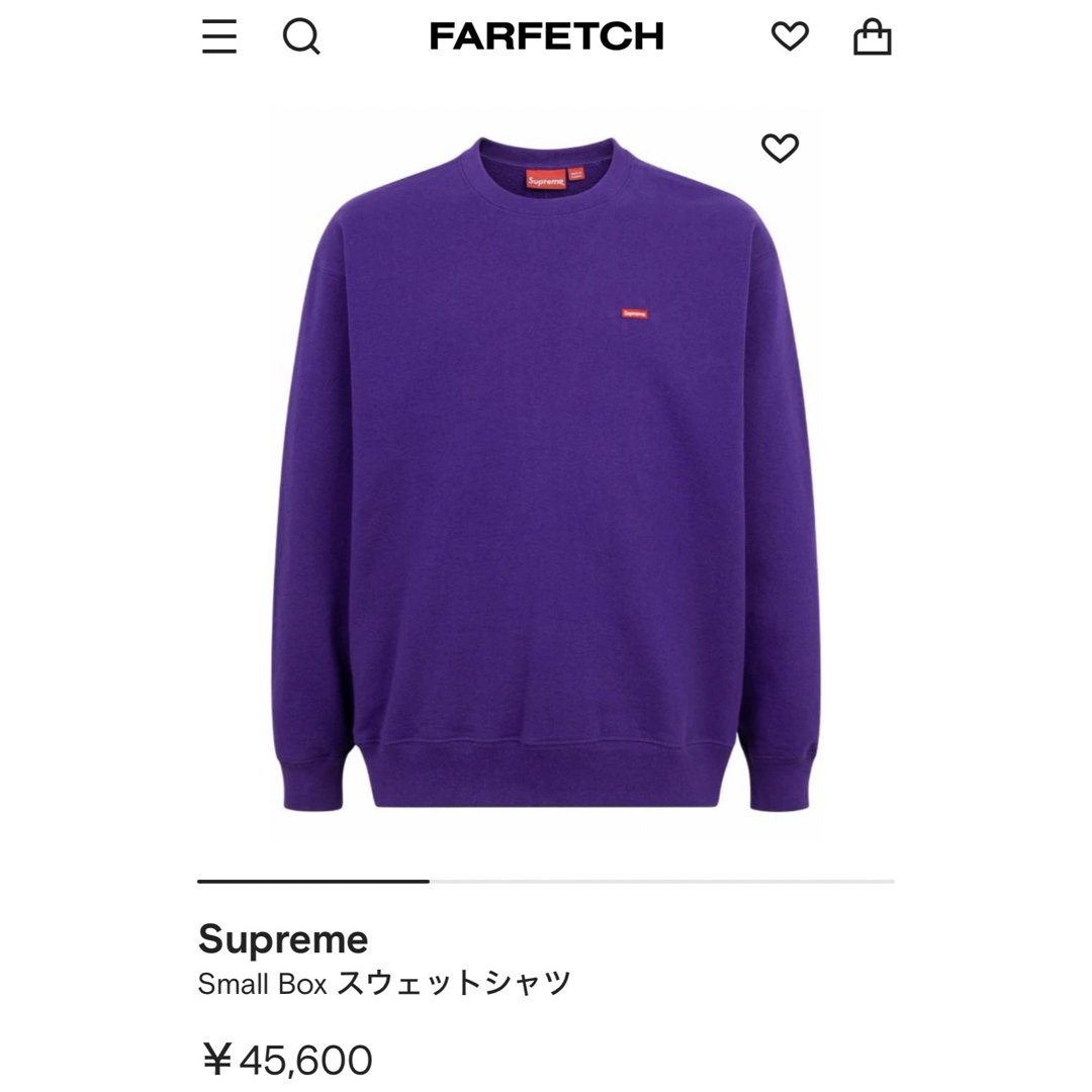 Supreme(シュプリーム)の【即納】Supreme Small Box Crewneck 21ss メンズのトップス(スウェット)の商品写真