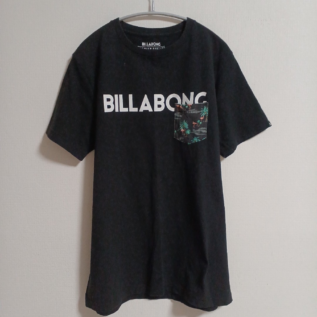billabong(ビラボン)の【即日発送】美品。Billabong ロゴプリント ポケット半袖カットソー メンズのトップス(Tシャツ/カットソー(半袖/袖なし))の商品写真