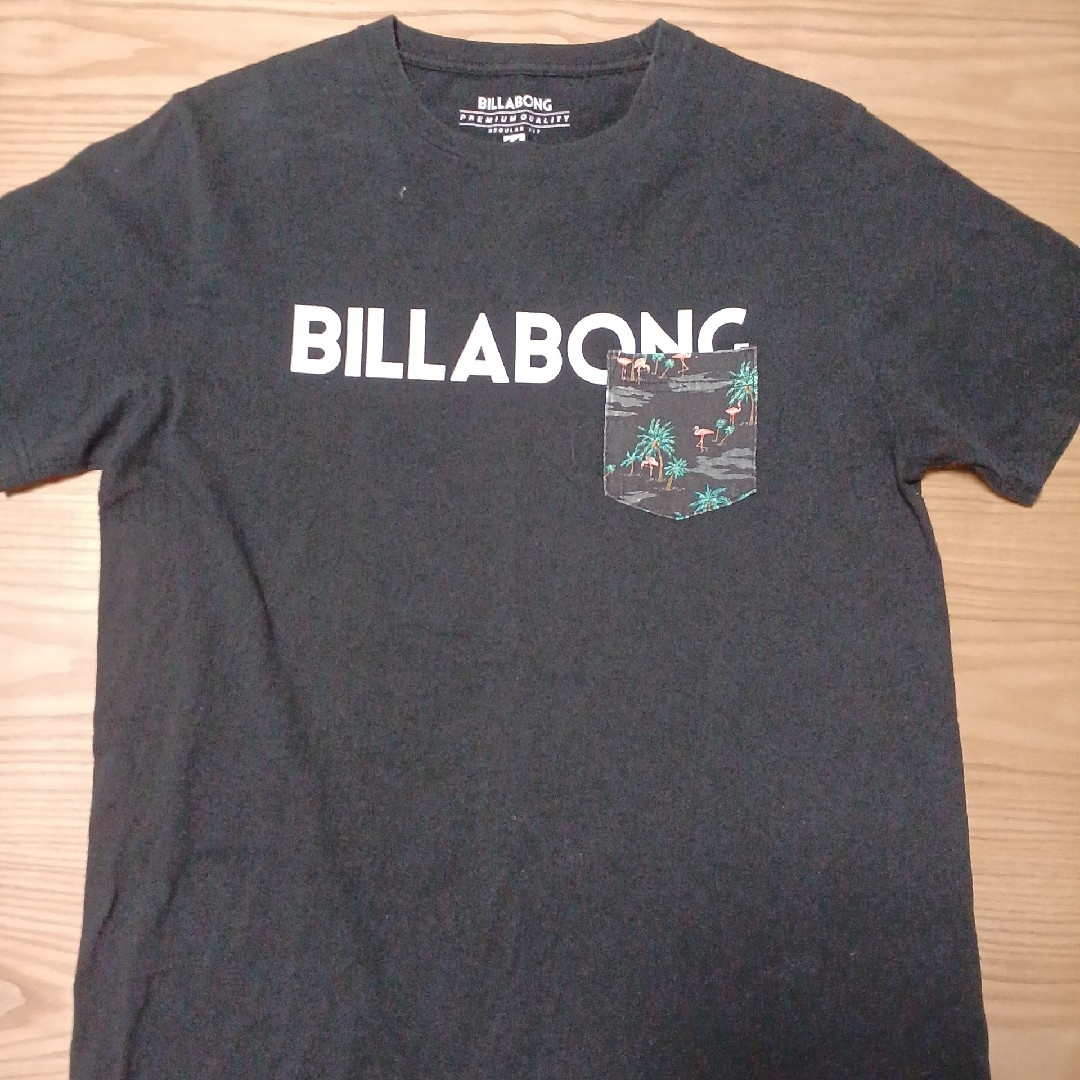 billabong(ビラボン)の【即日発送】美品。Billabong ロゴプリント ポケット半袖カットソー メンズのトップス(Tシャツ/カットソー(半袖/袖なし))の商品写真