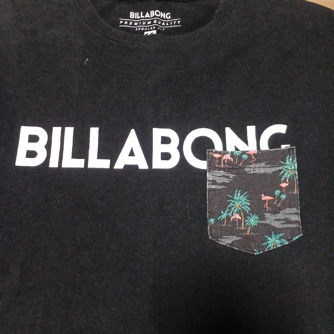 billabong(ビラボン)の【即日発送】美品。Billabong ロゴプリント ポケット半袖カットソー メンズのトップス(Tシャツ/カットソー(半袖/袖なし))の商品写真