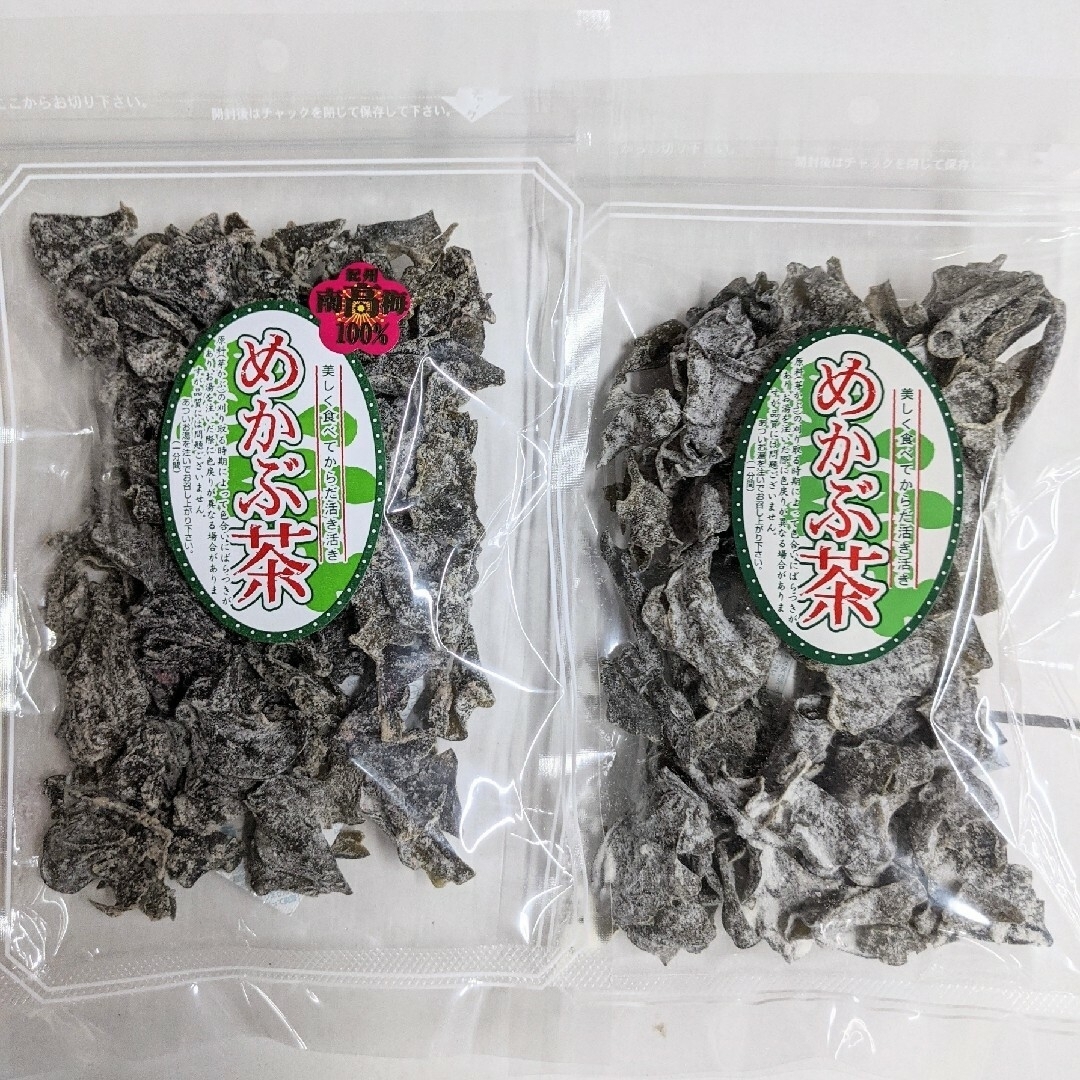 めかぶ茶と梅入りめかぶ茶です! 食品/飲料/酒の加工食品(その他)の商品写真