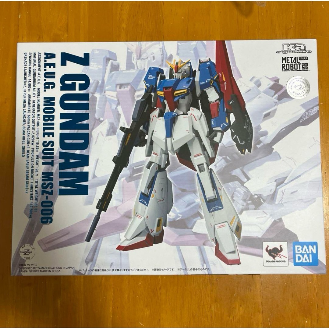 新品未開封 メタルロボット魂 MSZ-006 Zガンダム ka 新品未開封 メタルロボット魂 MSZ-006 Zガンダム ka