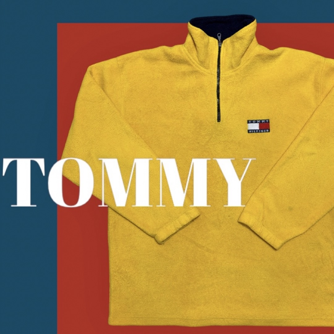 TOMMY HILFIGER(トミーヒルフィガー)のTOMMY ハーフジップ　フリース メンズのトップス(ジャージ)の商品写真