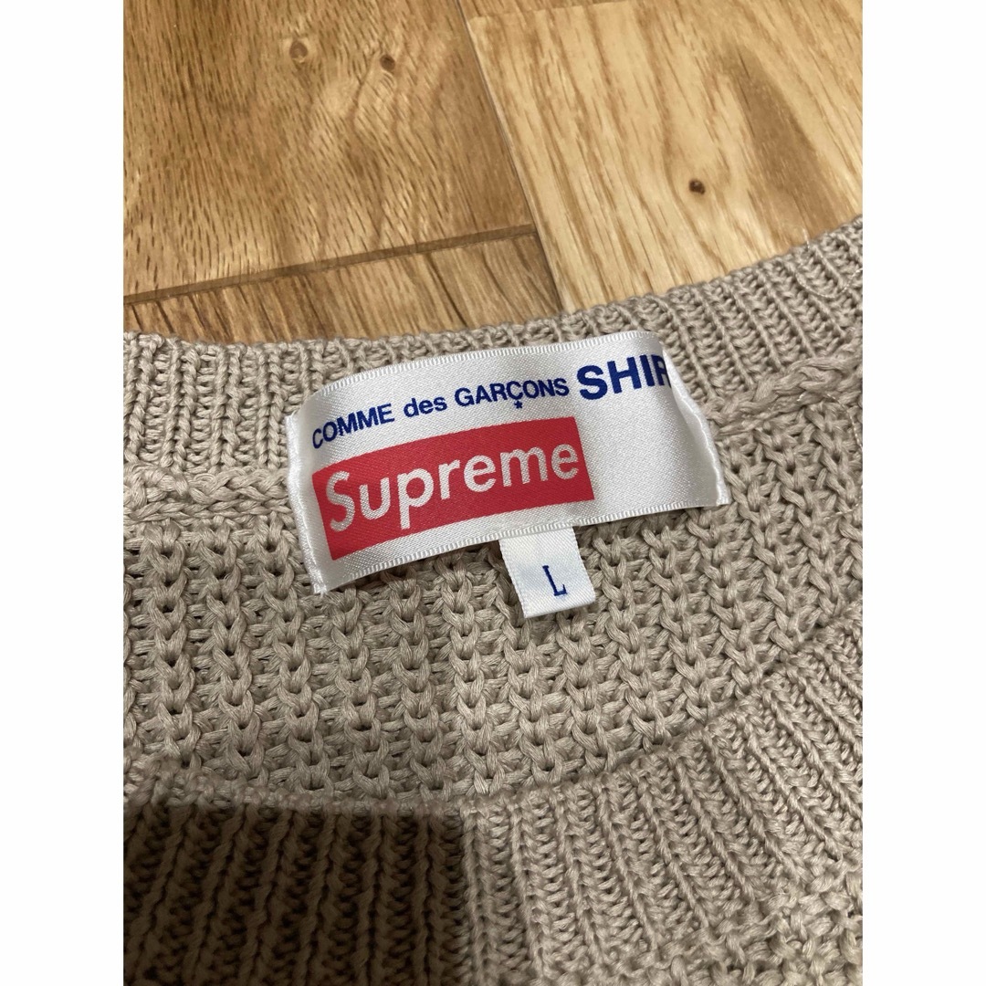 Supreme(シュプリーム)の【L/タンベージュ/正規品】supremeコムデギャルソンshirts ニット メンズのトップス(ニット/セーター)の商品写真