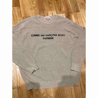 シュプリーム(Supreme)の【L/タンベージュ/正規品】supremeコムデギャルソンshirts ニット(ニット/セーター)