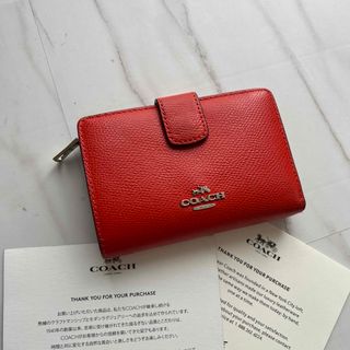 コーチ(COACH) 財布(レディース)（レッド/赤色系）の通販 1,000