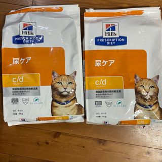 ヒルズ(Hill's)のヒルズ　猫用　療法食　尿ケアcd 4kg×2個セット(ペットフード)