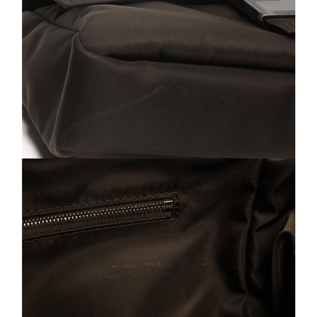 FENDI(フェンディ)のフェンディ FENDI 2wayショルダーバッグ カーキ系 ナイロン メンズ メンズのバッグ(ショルダーバッグ)の商品写真