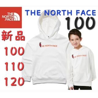 ザノースフェイス(THE NORTH FACE)のノースフェイス キッズ フーディーパーカー スウェット トレーナー 新品 100(Tシャツ/カットソー)