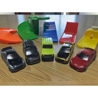 トミカシリーズ(トミカシリーズ)の925）【トミカ】マックハッピーセットGT-R金黒トヨタ86ジムニーデリカ各道路(ミニカー)