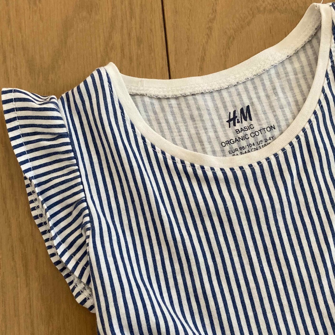 H&M(エイチアンドエム)のワンピース　100 キッズ/ベビー/マタニティのキッズ服女の子用(90cm~)(ワンピース)の商品写真