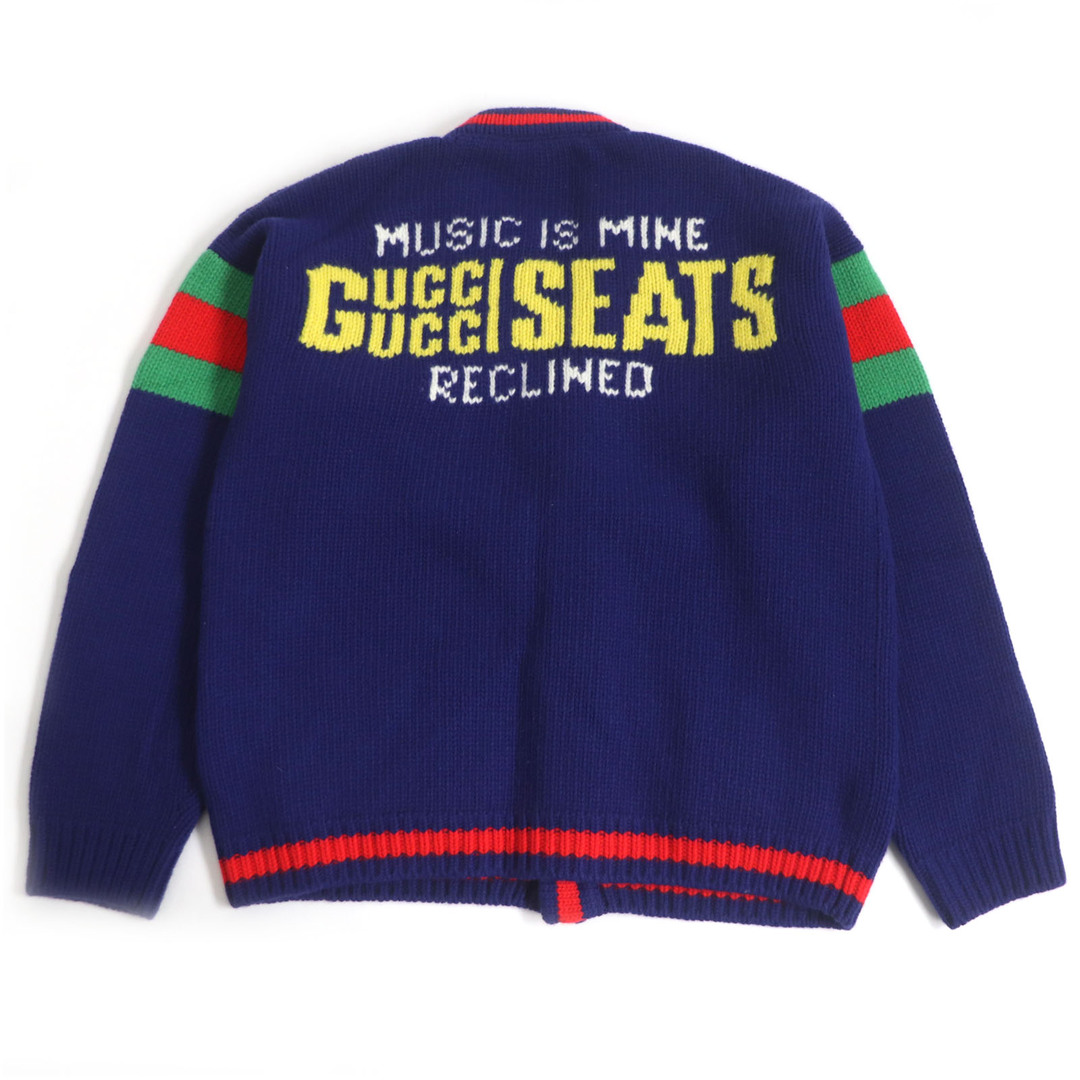 GUCCI - 美品 GUCCI グッチ 676389 ウール 100周年記念 ロゴ入り GUCCI - 美品 GUCCI グッチ 676389 ウール 100周年記念 ロゴ入り