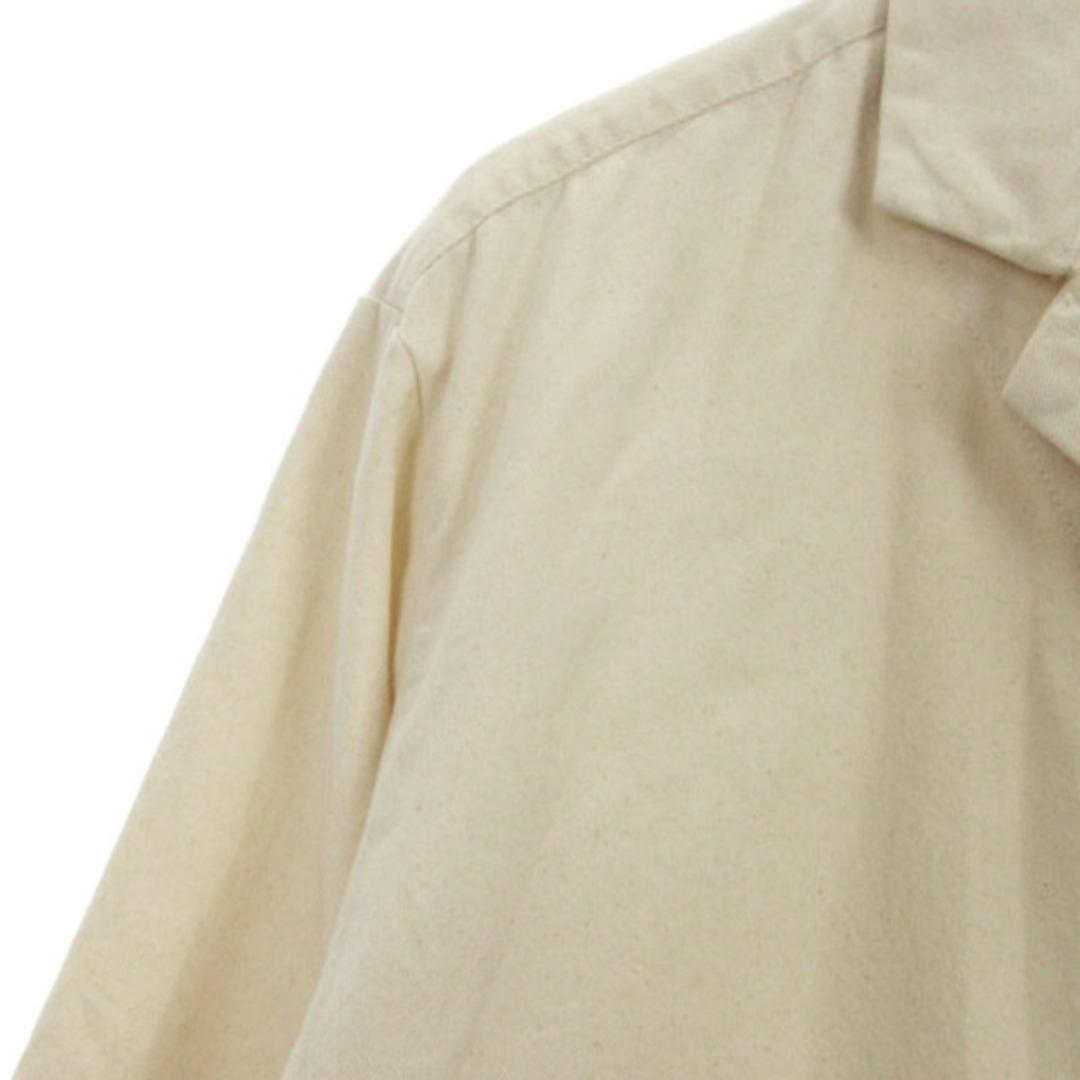 MUJI (無印良品)(ムジルシリョウヒン)の無印良品 良品計画 インド綿 デニム コート スプリング ホワイト S メンズのジャケット/アウター(その他)の商品写真