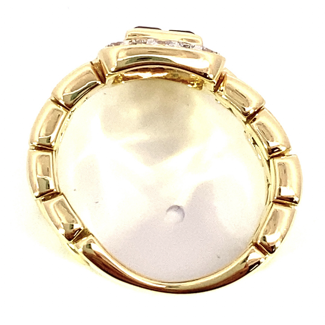 【JB-4094】K18 天然ルビー ダイヤモンド リング レディースのアクセサリー(リング(指輪))の商品写真