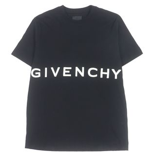 GIVENCHY - 美品 GIVENCHY ジバンシィ 22SS BM716B3Y6B コットン 4Gロゴ エンブロイダリー SLIM FIT カットソー 半袖Ｔシャツ ブラック L 正規品 メンズ