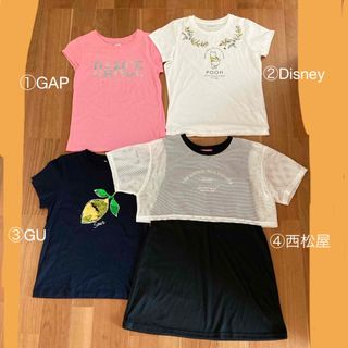 ギャップキッズ(GAP Kids)のキッズ　Tシャツ、ワンピース　150cm 4点セット(Tシャツ/カットソー)