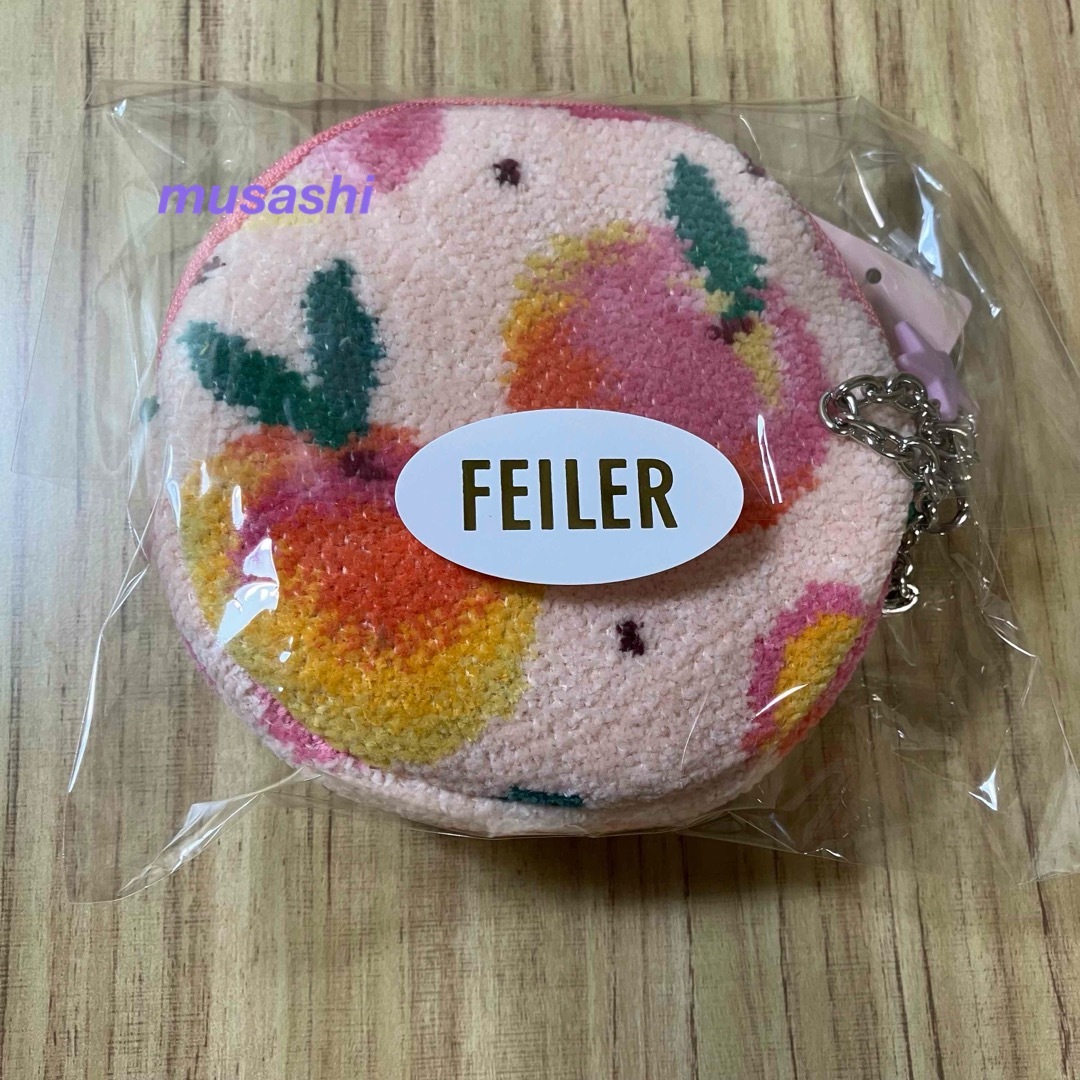 フェイラー ちいかわ ちいかわピーチドット サークルポーチ 新品 フェイラー ちいかわ ちいかわピーチドット サークルポーチ 新品