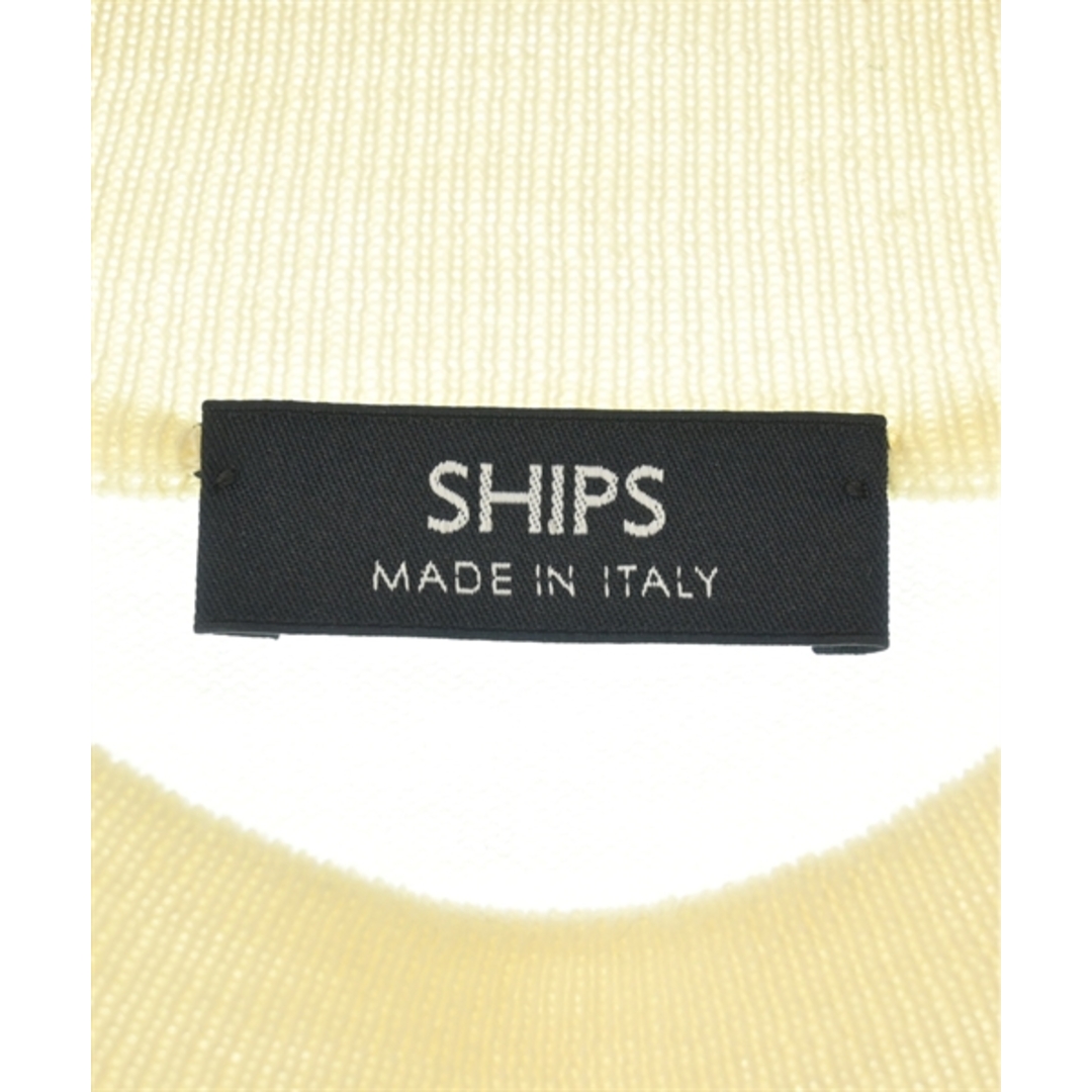 SHIPS(シップス)のSHIPS シップス ニット・セーター -(M位) アイボリー 【古着】【中古】 メンズのトップス(ニット/セーター)の商品写真