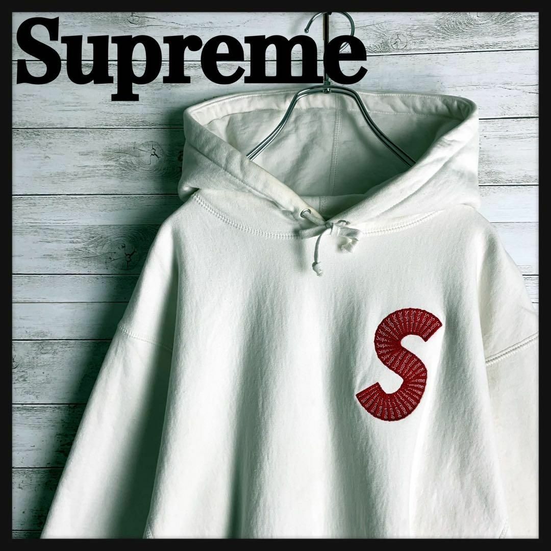 Supreme(シュプリーム)の9314【即完売モデル】シュプリーム☆ワンポイント刺繍Sロゴ定番カラーパーカー メンズのトップス(パーカー)の商品写真