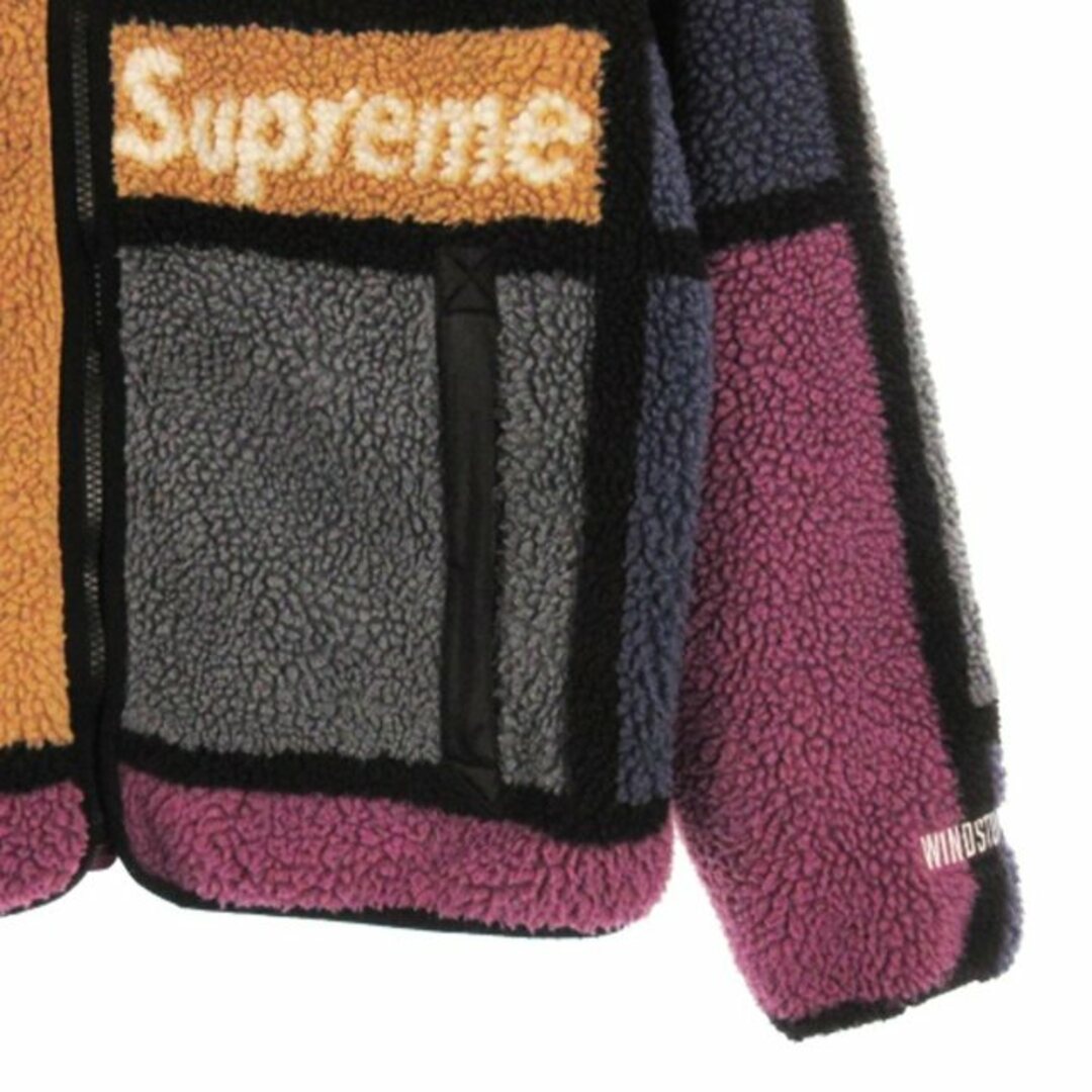 Supreme(シュプリーム)のシュプリーム 20AW リバーシブル フリース ジャケット パープル系 M メンズのジャケット/アウター(ブルゾン)の商品写真