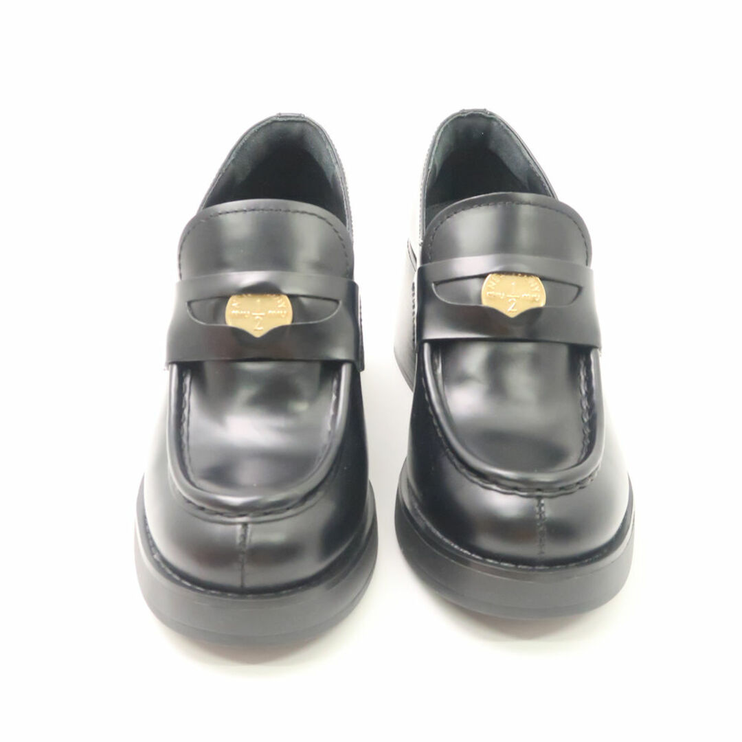 miumiu(ミュウミュウ)の未使用 miumiu ミュウミュウ 5D820D ローファー 38(25cm相当） レザー 革靴 コイン ペニー レディース AU2469W1  レディースの靴/シューズ(ローファー/革靴)の商品写真
