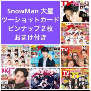 スノーマン(Snow Man)のMyojo TVガイド　ザテレビジョン　SnowMan 切り抜き　ピンナップ(アート/エンタメ/ホビー)