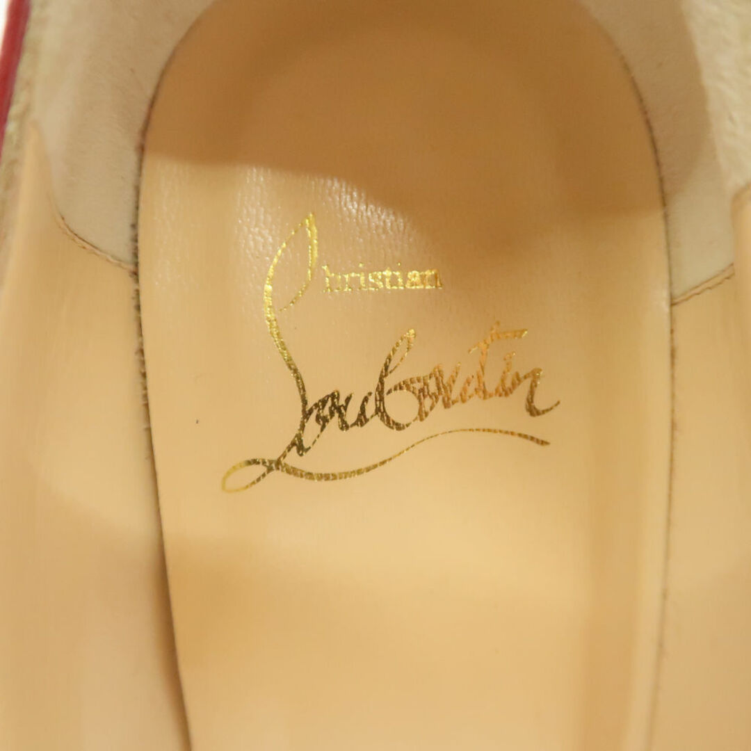 美品 Christian Louboutin ルブタン パンプス 34.5 ポインテッドトゥ トゥスタッズ レディース AN697C  レディースの靴/シューズ(ハイヒール/パンプス)の商品写真