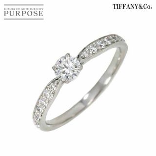 ティファニー(Tiffany & Co.)のティファニー TIFFANY&Co. ハーモニー ダイヤ 0.22ct H/VS1/3EX 9号 リング Pt プラチナ 指輪【鑑定書付き】VLP 90212967(リング(指輪))