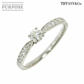 ティファニー(Tiffany & Co.)のティファニー TIFFANY&CO. ハーモニー ダイヤ 0.21ct I/VS2/3EX 11号 リング Pt プラチナ 鑑定書 VLP 90213903(リング(指輪))