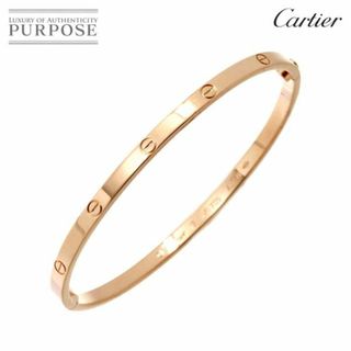 カルティエ(Cartier)のカルティエ Cartier ラブ ブレス SM #17 K18 PG ピンクゴールド 750 ブレスレット バングル VLP 90218601(ブレスレット/バングル)