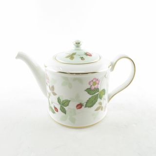 ウェッジウッド(WEDGWOOD)の美品 WEDGWOOD ウェッジウッド ワイルドストロベリーパステル ポット スモール ティー 茶器 SU6120B3 (その他)