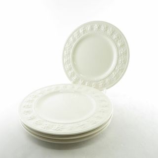 ウェッジウッド(WEDGWOOD)のWEDGWOOD ウェッジウッド フェスティビティアイボリー 大皿 4枚 27cmプレートセット ディナー 白 SU6123B3 (食器)