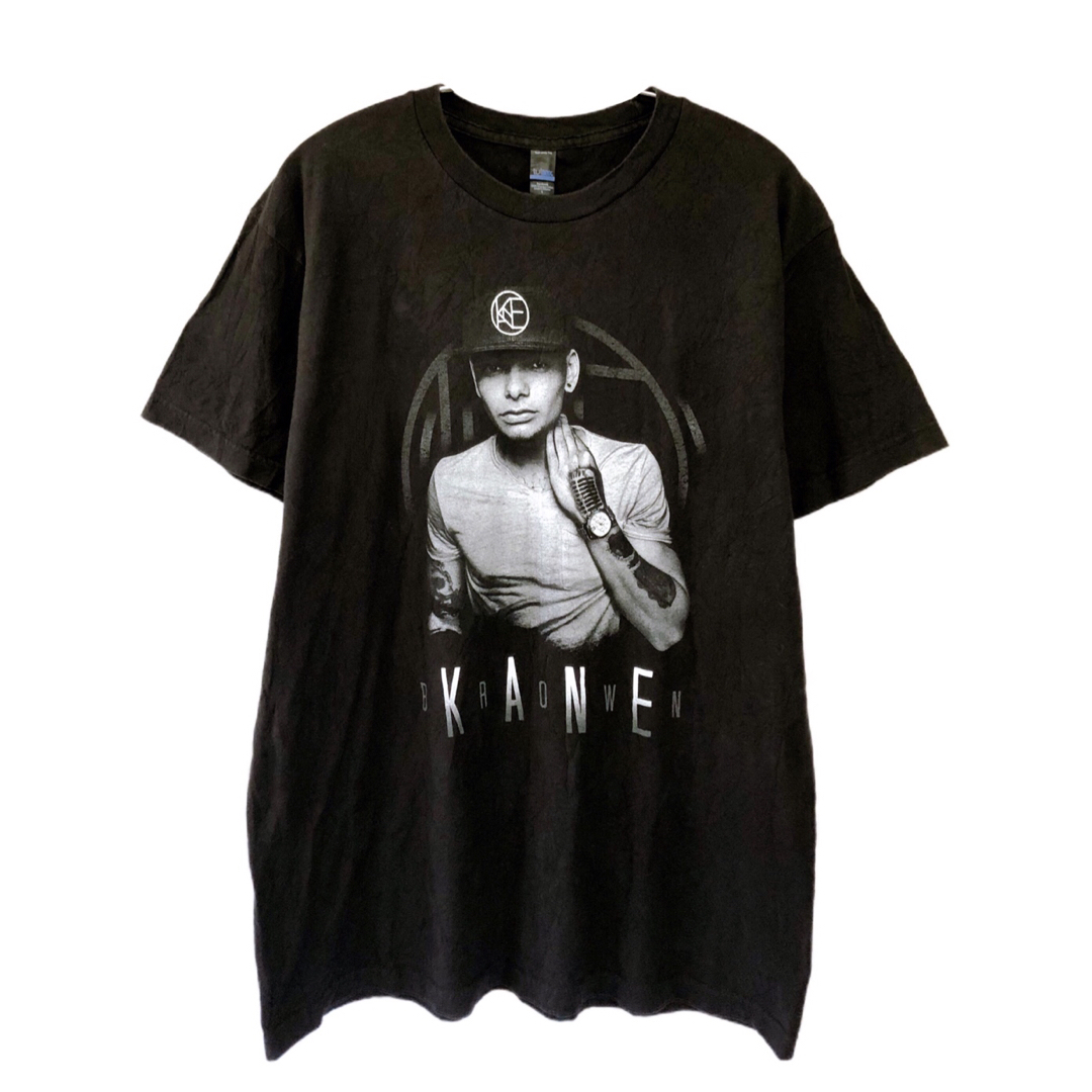 Kane Brown　ケイン・ブラウン　ツアーTシャツ　L　黒　USA古着 メンズのトップス(Tシャツ/カットソー(半袖/袖なし))の商品写真