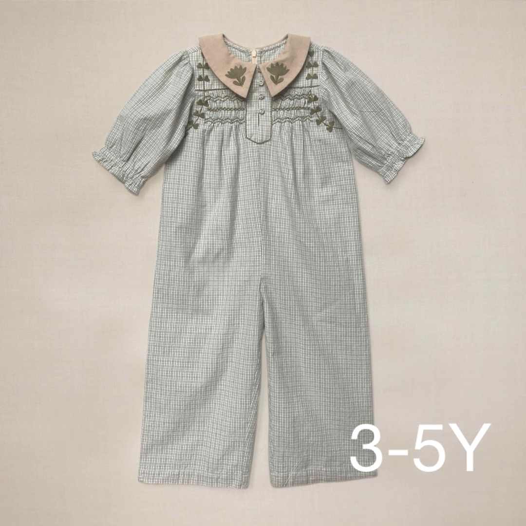 Apolina MINNIE JUMPSUIT 3-5Y Pistachio キッズ/ベビー/マタニティのキッズ服女の子用(90cm~)(ワンピース)の商品写真