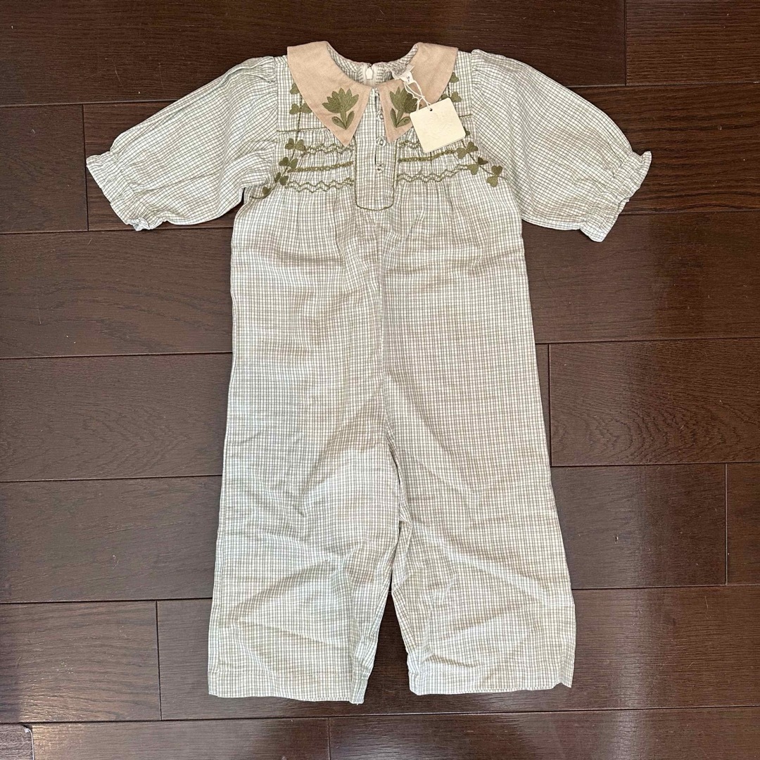 Apolina MINNIE JUMPSUIT 3-5Y Pistachio キッズ/ベビー/マタニティのキッズ服女の子用(90cm~)(ワンピース)の商品写真