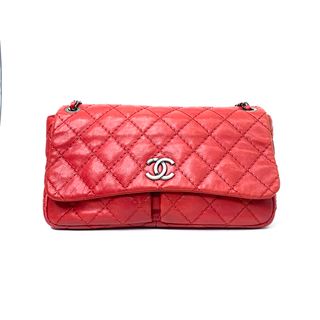 シャネル(CHANEL)のシャネル CHANEL ダブルポケット チェーンショルダー 2013年 ショルダーバッグ ラムスキン(ショルダーバッグ)