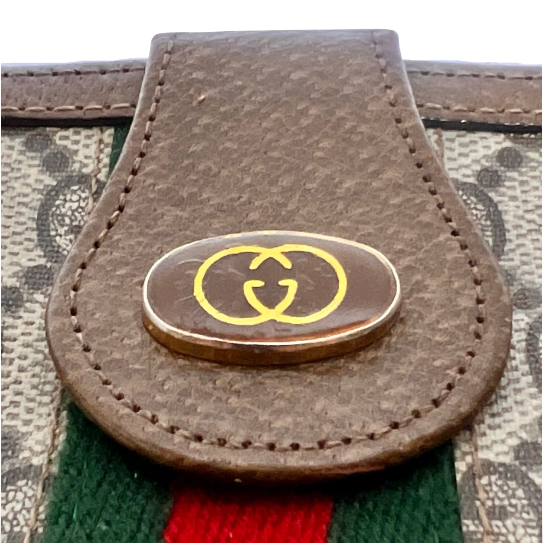 GUCCI オールドグッチ シェリーライン GG がま口 長財布 GUCCI オールドグッチ シェリーライン GG がま口 長財布