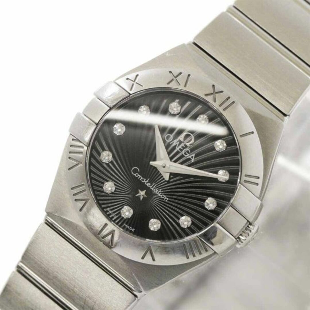 OMEGA(オメガ)のオメガ OMEGA コンステレーション 123.10.24.60.51.001 レディース 腕時計 12P ダイヤ ブラック 文字盤 クォーツ  Constellation VLP 90227799 レディースのファッション小物(腕時計)の商品写真