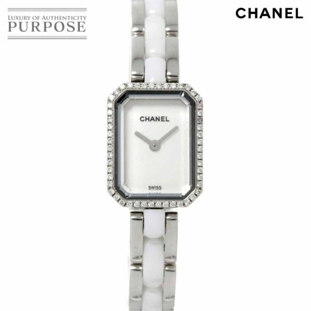 CHANEL(シャネル)のシャネル CHANEL プルミエール H2132 レディース 腕時計 ダイヤベゼル ホワイト セラミック クォーツ ウォッチ Premiere VLP 90227977 レディースのファッション小物(腕時計)の商品写真