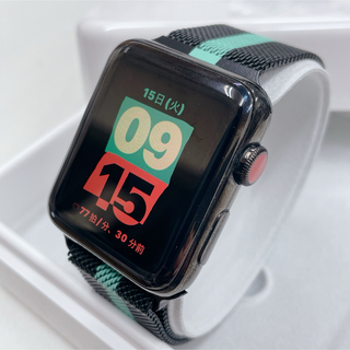 アップルウォッチ(Apple Watch)のApple Watch シリーズ3 本体　ブラックステンレス アップルウォッチ(その他)