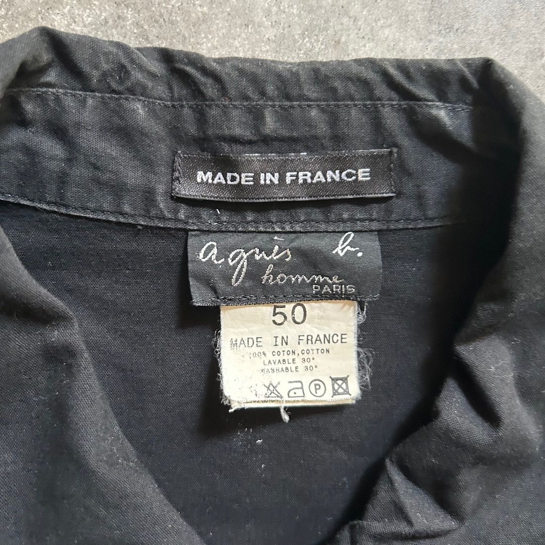 agnes b. - 90s アニエスベー シャツジャケット フランス製 agnes b. - 90s アニエスベー シャツジャケット フランス製