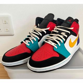 ナイキ(NIKE)のNIKE AIR JORDAN 1 mid(スニーカー)